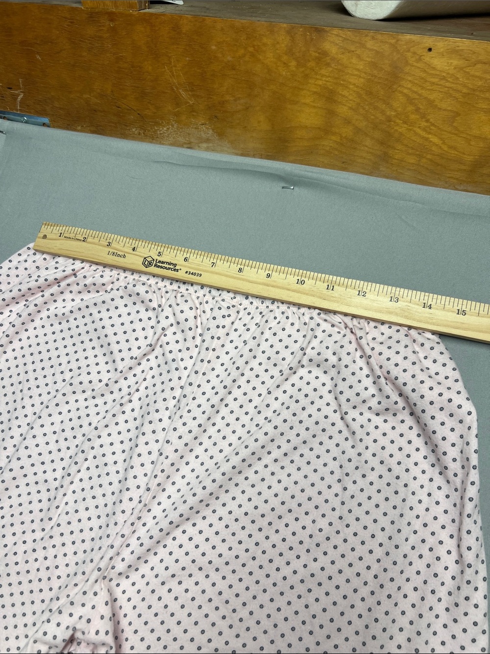 Womens Pink Polka Dot Pajama Set - Short Sleeve Top & Pants - Picture 6 of 6